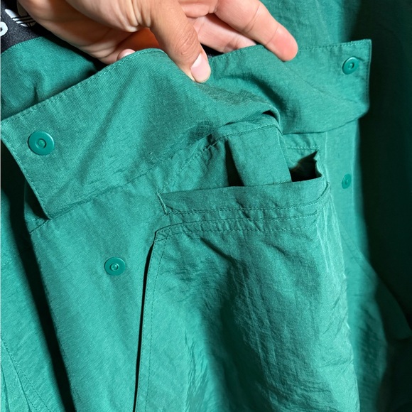 Adidas Original R.Y.V. Teal Jacket with Logo Patch Men’s Size Large - Picture 4 of 9